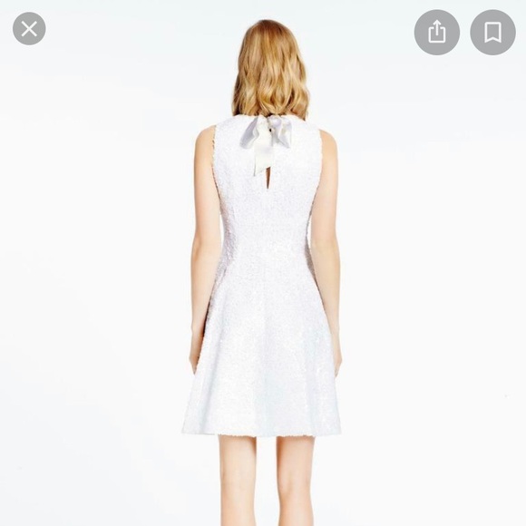 Kate Spade Fit & Flare Sleeveless Bow Back Dress - Picture 3 of 8